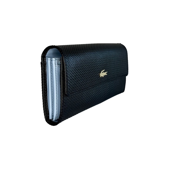 Black Leather Lacoste Wallet - Picture 2 of 10
